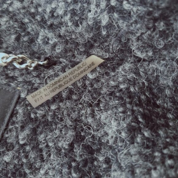 Shelli Segal- Laundry- Black/Grey Heather Peacoat- New - Picture 7 of 9